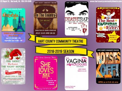 Hart County Community Theatre is proud to announce our 39th Season!