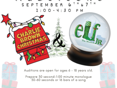 HCCT Audition Announcement – Holiday One Acts