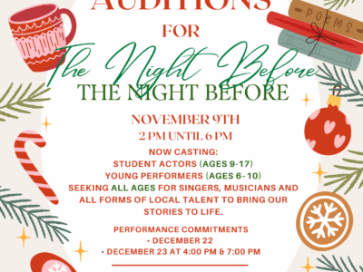 NBNB Audition Announcement